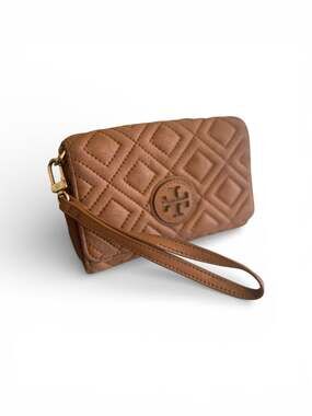 Tory Burch Marion Quilted Leather Smartphone Wristlet Wallet